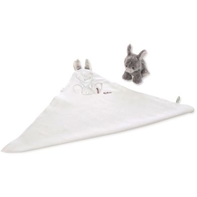 Подарунковий набір Kaloo Les Amis Ковдра з іграшкою Ослик K962995, Білий