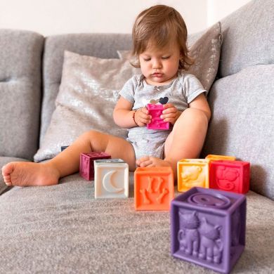 Розвивальні силіконові кубики Battat Підрахуй-Ка! BX1002Z, Різнокольоровий