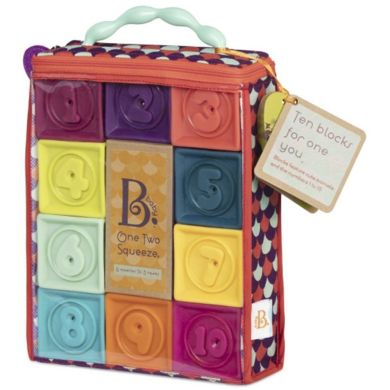 Розвивальні силіконові кубики Battat Підрахуй-Ка! BX1002Z, Різнокольоровий