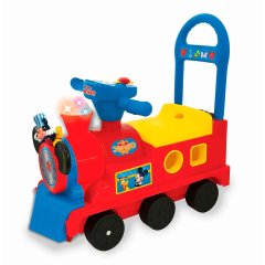 Чудомобиль Микки-Маус: паровозик-сортер (свет, звук) Kiddieland 54874