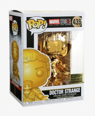 Фигурка Funko POP! MS 10 Doctor Strange Chrome Vinyl Figure 38481