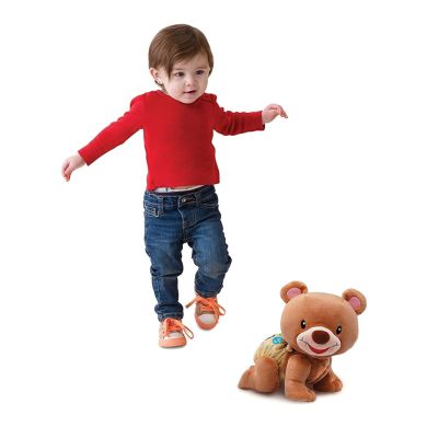 Интерактивная игрушка Vtech Ползающий мишка на русском 80-181126, Коричневый