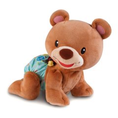 Интерактивная игрушка Vtech Ползающий мишка на русском 80-181126, Коричневый