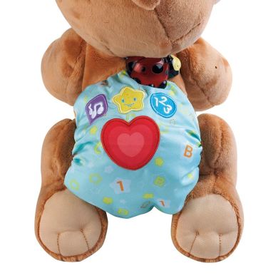 Интерактивная игрушка Vtech Ползающий мишка на русском 80-181126, Коричневый
