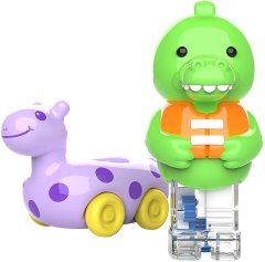 Обучающий игровой набор Educational Insights Zoomigos Крокодильчик с машинкой EI-2105, Разноцветный
