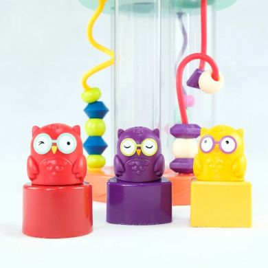 Ігровий набір Battat сортер- лабіринт Совушка Угу-гу BX1384Z, Різнокольоровий