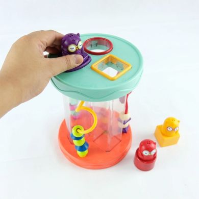 Ігровий набір Battat сортер- лабіринт Совушка Угу-гу BX1384Z, Різнокольоровий