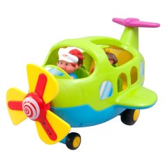 Игровой набор Kiddieland Самолет - Путешественник русский язык 56895