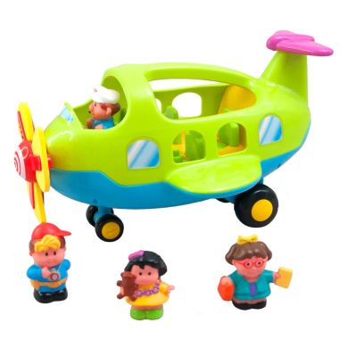 Игровой набор Kiddieland Самолет - Путешественник русский язык 56895