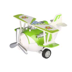 Самолет металический инерционный Same Toy Aircraft зеленый со светом и музыкой SY8012Ut-4