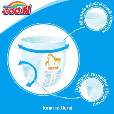 Подгузники Goo.N S для детей 4-9 кг 62 шт 853625 4902011850635, 62