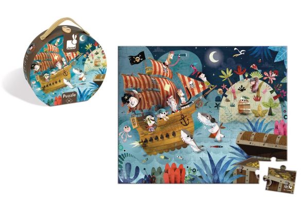 Пазл Janod Полювання за скарбами 36 елементів J02922