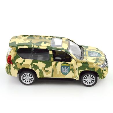 Автомодель серии Шевроны Героев TOYOTA LAND CRUISER PRADO ПТИЦЫ МАДЯРА 250363M