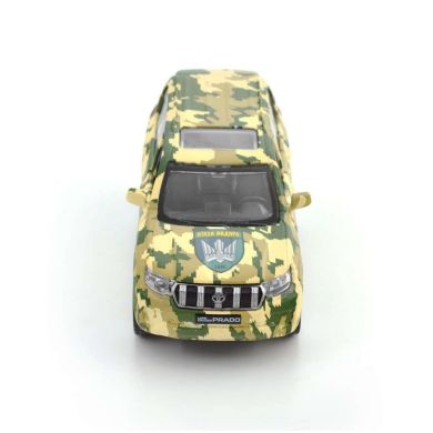 Автомодель серии Шевроны Героев TOYOTA LAND CRUISER PRADO ПТИЦЫ МАДЯРА 250363M