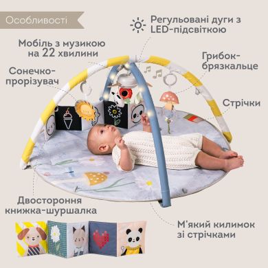 Музичний килимок з дугами, що розвиває &ndash; Сонячні ноти