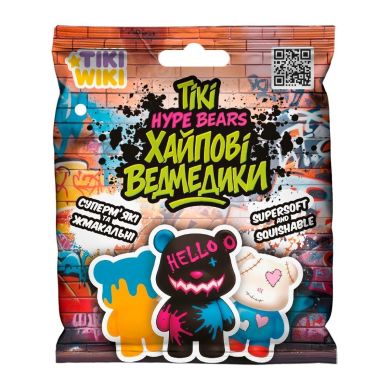 Іграшка-сквіш TIKI WIKI ТІКІ ХАЙПОВІ ВЕДМЕДИКИ (у диспл.) SQ027