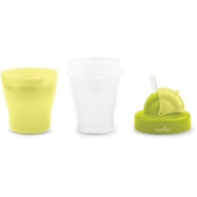 Дитячий поїльник Nuvita з трубочкою від 18 міс. 200 мл салатовий NV1436Lime, Салатовий