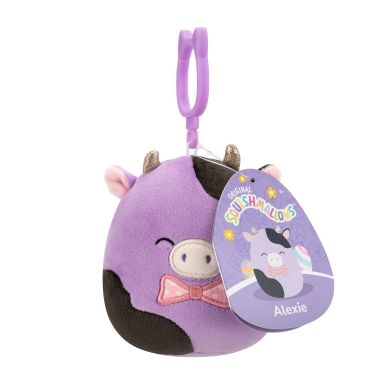 М'яка іграшка на кліпсі Squishmallows &ndash; Корівка Олексі