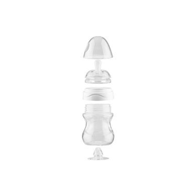 Детская Антиколиковая бутылочка Nuvita Mimic Collection 150 мл синяя NV6011, Голубой