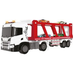 Ігровий набір серії Large Truck АВТОПЕРЕВІЗНИК SCANIA (автоперевізник, 4 машини, світло, звук) 6414KS