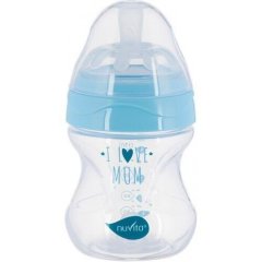 Детская Антиколиковая бутылочка Nuvita Mimic Collection 150 мл синяя NV6011, Голубой