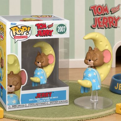 Ігрова фігурка Funko POP! серії Том і Джеррі S4 - Джеррі на сирному місяці