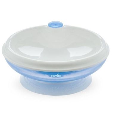 Тарілка Nuvita з підігрівом 6м + синя 18 см NV1427Blue, Блакитний