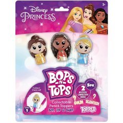Набор коллекционных фигурок-топеров SAMBRO серии Bop n Tops ПРИНЦЕССЫ ДИСНЕЙ (5 фигурок, в ассорт.)