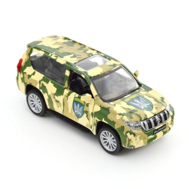 Автомодель серии Шевроны Героев TOYOTA LAND CRUISER PRADO ПТИЦЫ МАДЯРА 250363M