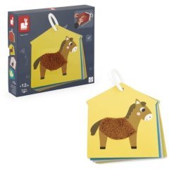 Игровой набор Janod Тактильные карты Ферма J02692