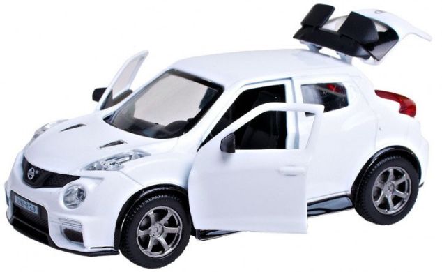 Автомодель Технопарк Nissan Juke-R 2.0 1:32 белая инерционная JUKE-WTS