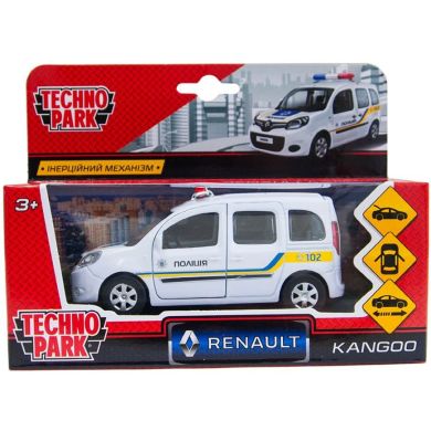 Автомодель Technopark Renault Kangoo Полиция 1:32 KANGOO-BK