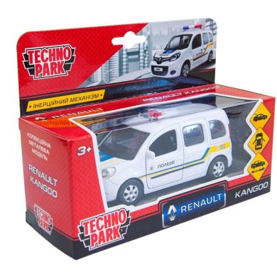 Автомодель Technopark Renault Kangoo Полиция 1:32 KANGOO-BK