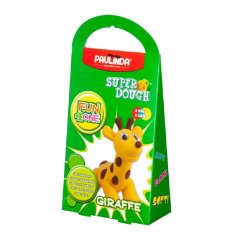 Набор для лепки Paulinda Super Dough Fun4one Жираф подвижные глаза PL-1565