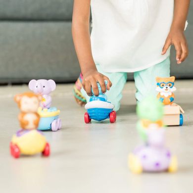 Обучающий игровой набор Educational Insights Zoomigos Слоник с машинкой EI-2104, Разноцветный