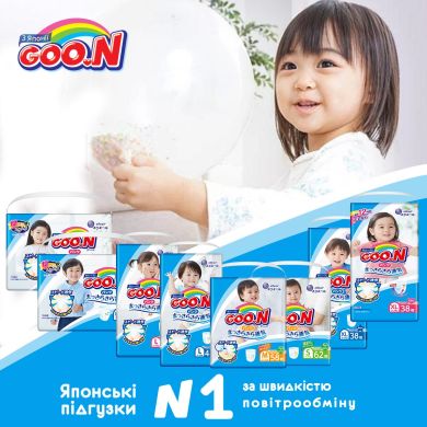 Подгузники Goo.N XL 12-20 кг для девочек 38 шт 853630 4902011751413, 38