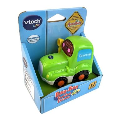 Развивающая игрушка Vtech Бип бип Трактор озвученная на русском 80-127726, Зелёный