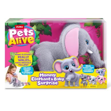 Інтерактивний ігровий набір Pets Alive &ndash; Мама слониха з сюрпризом