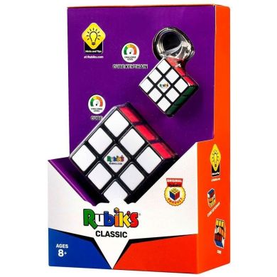 Набор головоломок 3х3 Rubik's Классическая Упаковка Кубик и мини-кубик (с кольцом) 6062800