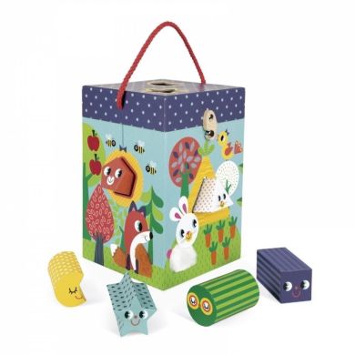 Розвивальна іграшка Janod Сад сортер і кубики J02784, Зелений