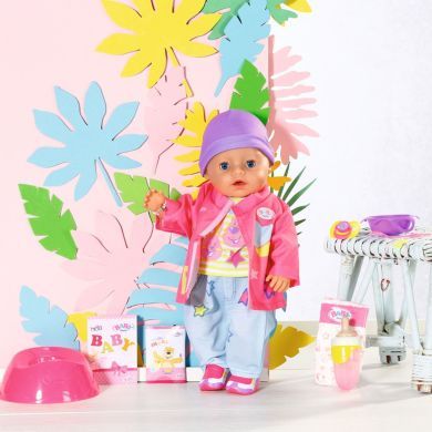 Лялька BABY BORN серії Ніжні обійми ЧАРІВНА ДІВЧИНКА В УНІВЕРСАЛЬНОМУ ВБРАННІ (43 см, з аксес.) 831526