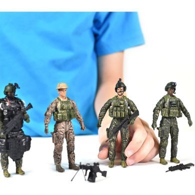 Ігровий набір фігурок солдатів ELITE FORCE МОРСЬКІ КОТИКИ (5 фігурок, аксес.) 101837