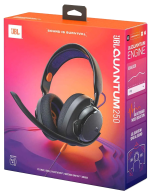 Гарнітура JBL QUANTUM 250 Black (JBLQTUM250BLK)