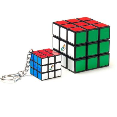 Набор головоломок 3х3 Rubik's Классическая Упаковка Кубик и мини-кубик (с кольцом) 6062800