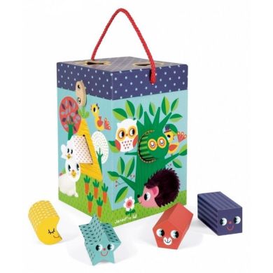 Розвивальна іграшка Janod Сад сортер і кубики J02784, Зелений