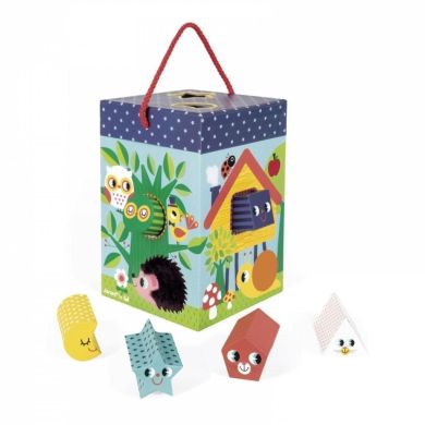 Розвивальна іграшка Janod Сад сортер і кубики J02784, Зелений