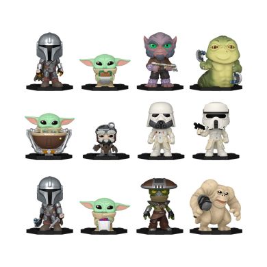 Ігрова фігурка Mystery Minis - Мандалорець і Ґроґу (в асорт., у диспл.)