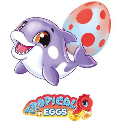 Растущая игрушка в яйце Tropical Eggs Жители тропических морей (в ассортименте, в дисплее) 77/CN-2020