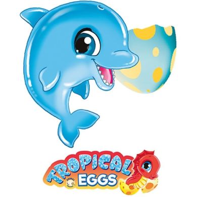 Растущая игрушка в яйце Tropical Eggs Жители тропических морей (в ассортименте, в дисплее) 77/CN-2020