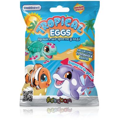 Растущая игрушка в яйце Tropical Eggs Жители тропических морей (в ассортименте, в дисплее) 77/CN-2020